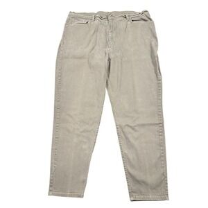 VTG Levis 550 Women's Jeans Size 20 Reg M Green Relaxed Fit Tapered Leg 40x30